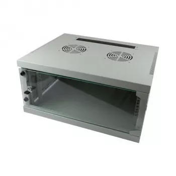 Armário de rack ALLNET ALL-SMQ5409GRAU 9U rack autónomo, capacidade 50 kg, fechadura com chave, cinzento