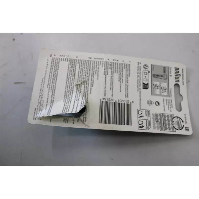 SALE OUT. braun 52B | Recarga de cabeça de corte | Preto | EMBALAGEM DANIFICADA