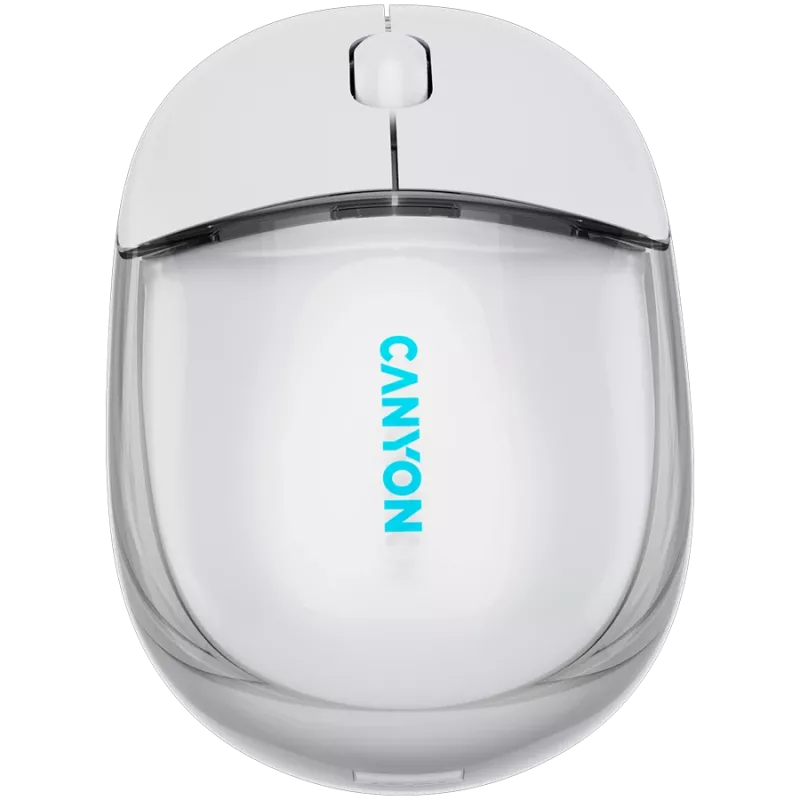 Rato CANYON OnClick 24 BT/ sem fios transparente/branco