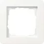 Moldura de cobertura Gira E1 1 módulo, branco puro (Modelo 0211150) para interruptores e tomadas