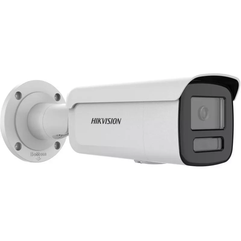 Câmara de videovigilância IP bullet Hikvision DS-2CD2T46G3-4IZY (AcuSense) 2688×1520, 2,8/4 mm, exterior, montagem em teto/parede