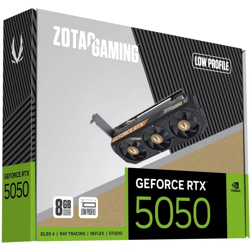 Placa gráfica ZOTAC GeForce RTX 5050 Low Profile 8GB GDDR6