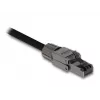 Cabo de rede DeLOCK ficha RJ45 Cat.8.1 STP sem ferramentas preto