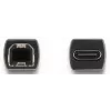Adaptador USB 2.0 DeLOCK conector fêmea USB Type-C para ficha Type-B 65839
