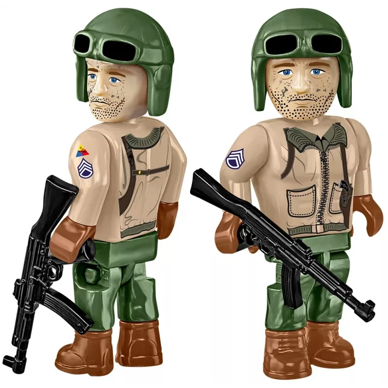 Blocos de construção Sherman M4A2E8 865 peças