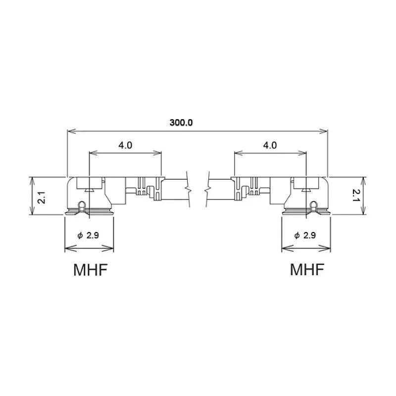Cabo coaxial DeLOCK 89609 0,3 m MHF (I-PEX) preto dourado
