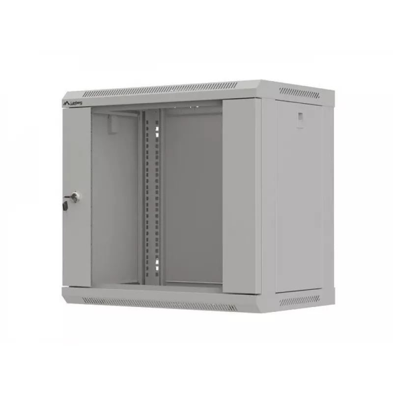 Armário de rack Lanberg WF03-5309-10S 9U rack de parede preto