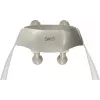 SKG H7 Ultra – cabeças de massagem cinzentas, massagem combinada, massagem por compressão, massagem por amassamento, massagem por vibração, pescoço, ombros, cinzento, plástico, botões, bateria