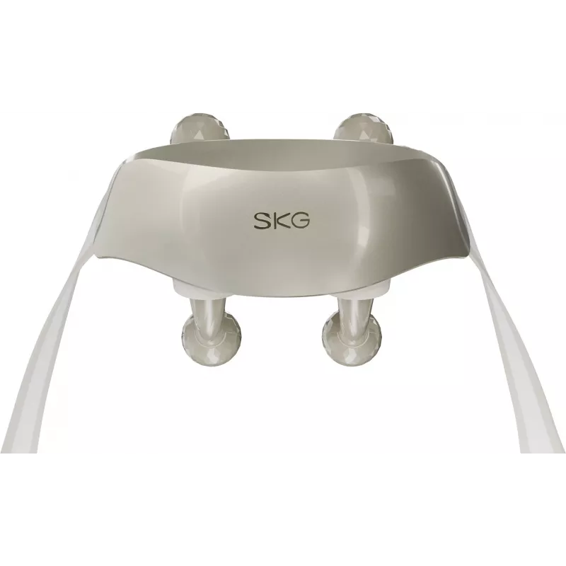 SKG H7 Ultra – cabeças de massagem cinzentas, massagem combinada, massagem por compressão, massagem por amassamento, massagem por vibração, pescoço, ombros, cinzento, plástico, botões, bateria