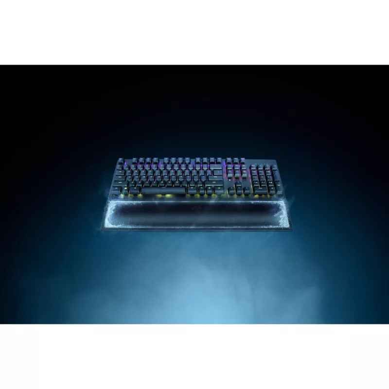 Apoio de pulso Pro, com gel de refrigeração, pés de borracha antiderrapantes, compatível com todos os teclados de tamanho completo, design sem costuras com estrutura estável