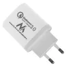Carregador de parede MACLEAN MCE479W — carregador rápido USB de 3 portas, 18W de potência total