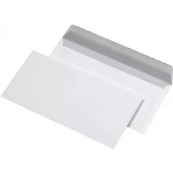 Envelopes MAILmedia DIN lang 220×110 mm autoadesivos 80 g/m² embalagem com 1000 unid.