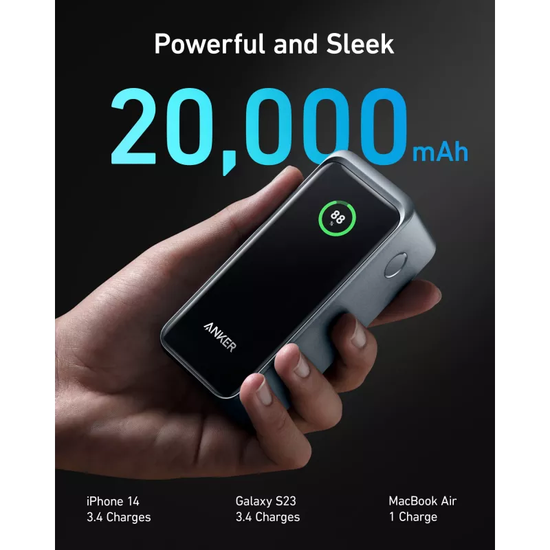 Carregador portátil Anker Prime 20000 mAh