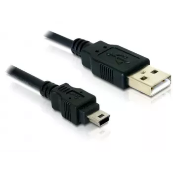 Cabo USB DeLOCK 82252 USB 2.0 1,5 m USB A Mini-USB B preto