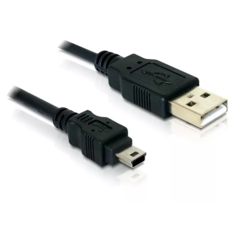 Cabo USB DeLOCK 82252 USB 2.0 1,5 m USB A Mini-USB B preto
