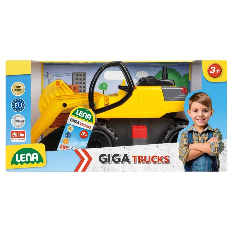 Escavadora Lena 63 cm individual em caixa de cartão castanha