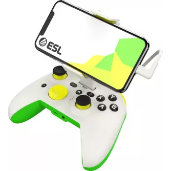 Comando RiotPWR RP1925ESL USB Type-C com fio verde branco amarelo
