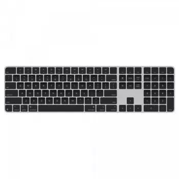 Teclado Apple Magic universal USB + Bluetooth QWERTY US English preto MXK83LB/A