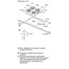 Placa de gás de encastrar Bosch Serie 2 POP6B6K30 60 cm, 4 zonas de gás, placa vitrocerâmica preta, controlo por botões rotativos
