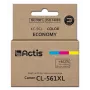 Tinteiro Actis KC-561 (substituto Canon CL-561XL; Supreme; 18 ml; ciano, magenta, amarelo). Imprime 60 % mais do que o OEM.
