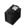 Cooler de CPU a ar DeepCool AK500 ZERO DARK 12 cm preto