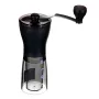 Moinho de café HARIO MSS-1DTB — moinho elétrico, preto, moagem fina, dispensador integrado