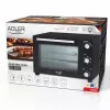 Forno de mesa compacto elétrico Adler AD 6026 – capacidade 48 l, 1800 W, de instalação livre, temporizador mecânico