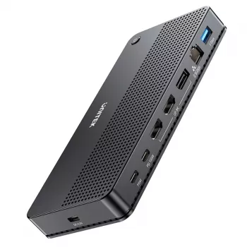Docking station UNITEK D1104A01 USB4 Com fios 100 W Power Delivery