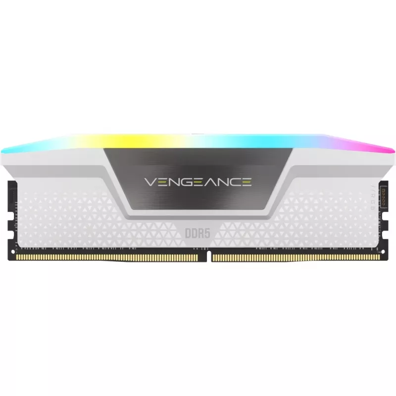 CORSAIR Vengeance RGB DDR5 Kit 64 GB 2 x 32 GB DIMM 288-PIN 6400 MHz PC5-51200 CL32 1.4 V branco (CMH
