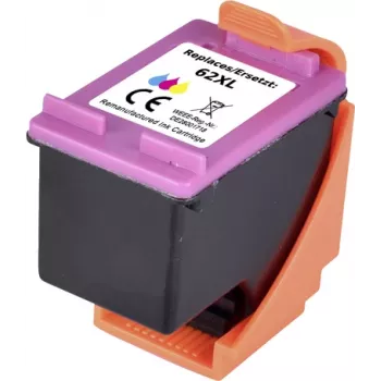Renkforce tinta substitui HP 62 XL (C2P07AE) compatível ciano, magenta, amarelo RF-5679858 (RF-5679858)