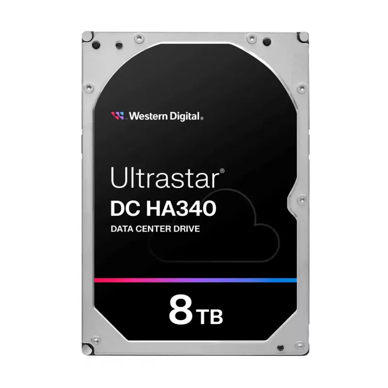 WD Ultrastar DC HA340 WUS721208BLE6L4 - Disco rígido - Data center - 8TB - interno - 3,5 (8,9 cm) - SATA 6Gb/s - 7200 rpm - Memória intermédia: 256MB (0B47078)