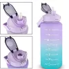 Garrafa motivacional Extralink, garrafa de água, 2000 ml, roxo-azul, BUT-992