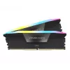 Memória para desktop CORSAIR VENGEANCE RGB 16GB 2x8GB DDR5 DIMM 5200MT/s CL40-40-40-77 1.25V Intel XMP - preto
