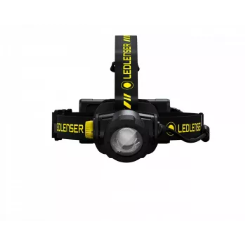 Lanterna de cabeça Led Lenser H15R Work preto amarelo
