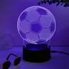 Lâmpada de mesa MANTA SNL124RGB esferas de decoração de luz 3D RGB, LED com mudança de cor, iluminação decorativa