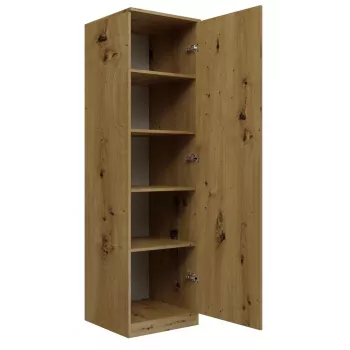 Topeshop SD-50 ARTISAN KPL roupeiro de quarto 5 prateleiras 1 porta(s) Carvalho