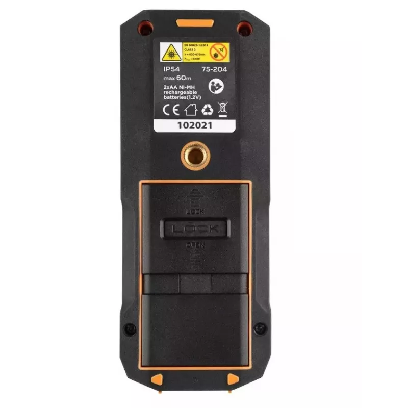 Neo Tools Medidor laser de distância 60m alcance, IP54