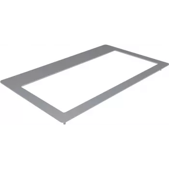 Moldura de alumínio Kindermann CablePort flex 4 vias - moldura para caixa de tomadas de mesa (7448000012)
