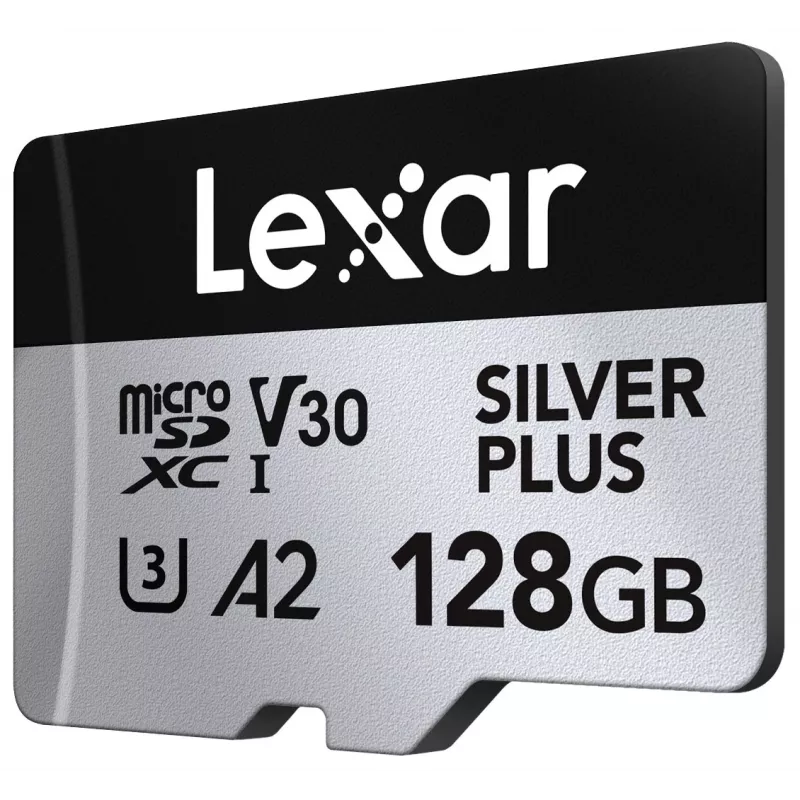 Memória flash Lexar 128 GB UHS-I MicroSDXC Professional SILVER PLUS