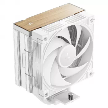 Arrefecedor de ar DeepCool AK400 G2 WH, ventoinha de 120 mm, pressão máx. de ar 3,33 mmH₂O, 92×132×156 mm, branco
