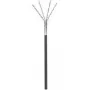 Wentronic goobay - Cabo a granel - 100,0 m - Foiled Unshielded Twisted Pair (F/UTP) - CAT 5e - flexível - preto (57295)