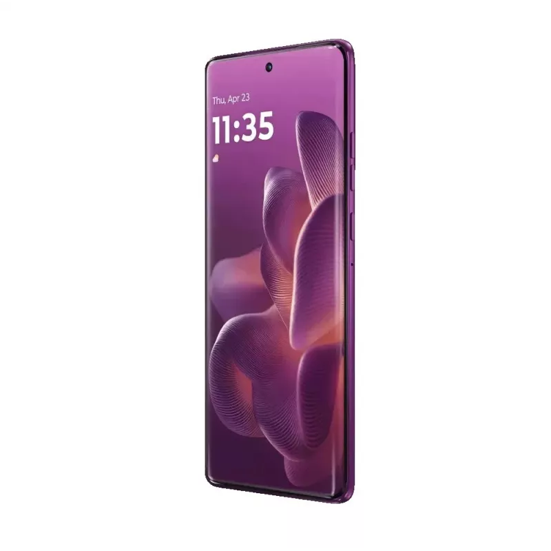 Smartphone Motorola Moto Edge 60 Pro 5G Dual-SIM, 8 GB RAM, 256 GB armazenamento, Pantone Sparkling Grape