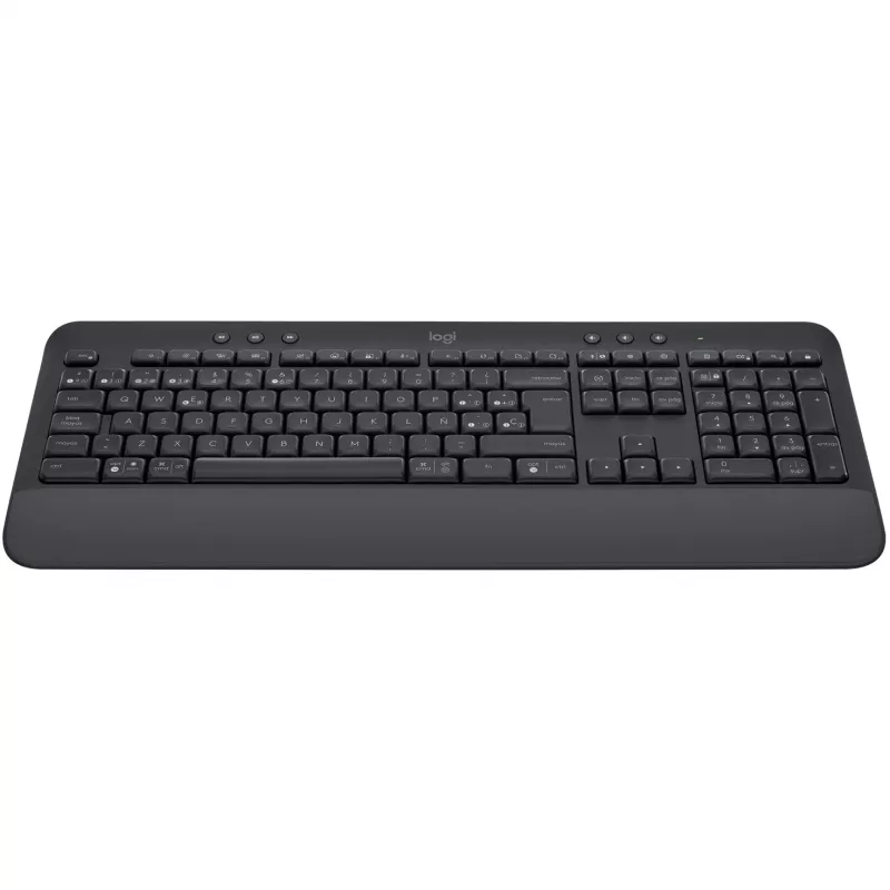 Logitech Signature K650 - Teclado - Sem fios - Bluetooth 5.1 - QWERTY - Espanhol - Grafite (920-010917)