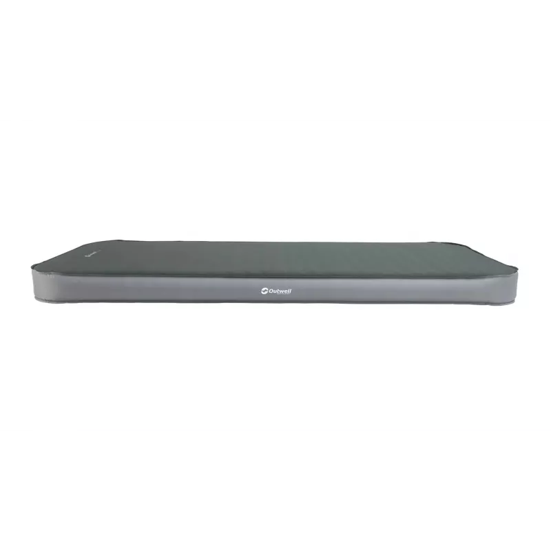Colchão individual Outwell Dreamboat Single – poliéster, 810×2070×120 mm, verde/cinzento