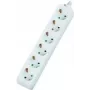 Extensão de energia Dexlan 994910 4m 6 tomadas AC interior branco