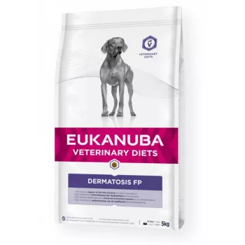 Comida seca para cães EUKANUBA Dermatosis FP Adult Fish & Potato 5 kg – sem cereais, 22 % proteína, 15 % gordura