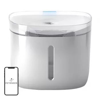 Bebedouro automático para animais Petoneer Fresco Mini Plus — 1,9 L, ABS, compatível com Tuya, 5 V DC