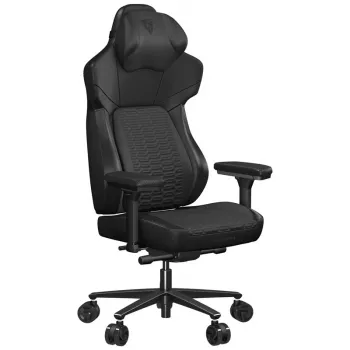 Cadeira gaming universal ThunderX3 CORE Racer assento acolchoado preta