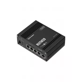 Router sem fios TELTONIKA RUTM59 com WWAN e switch de 4 portas (modelo RUTM59000000)