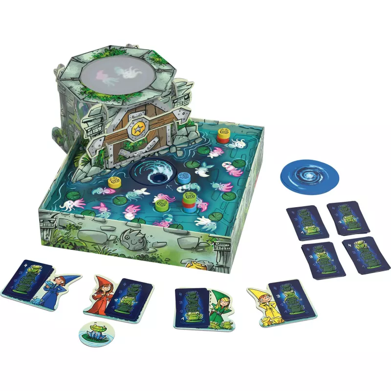 Drei Magier: Der geheimnisvolle Brunnen, jogo de tabuleiro